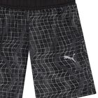 Boys Black Logo Shorts, 1, hi-res