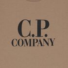 تيشيرت بالشعار باللون البيج للأولاد , 2, hi-res