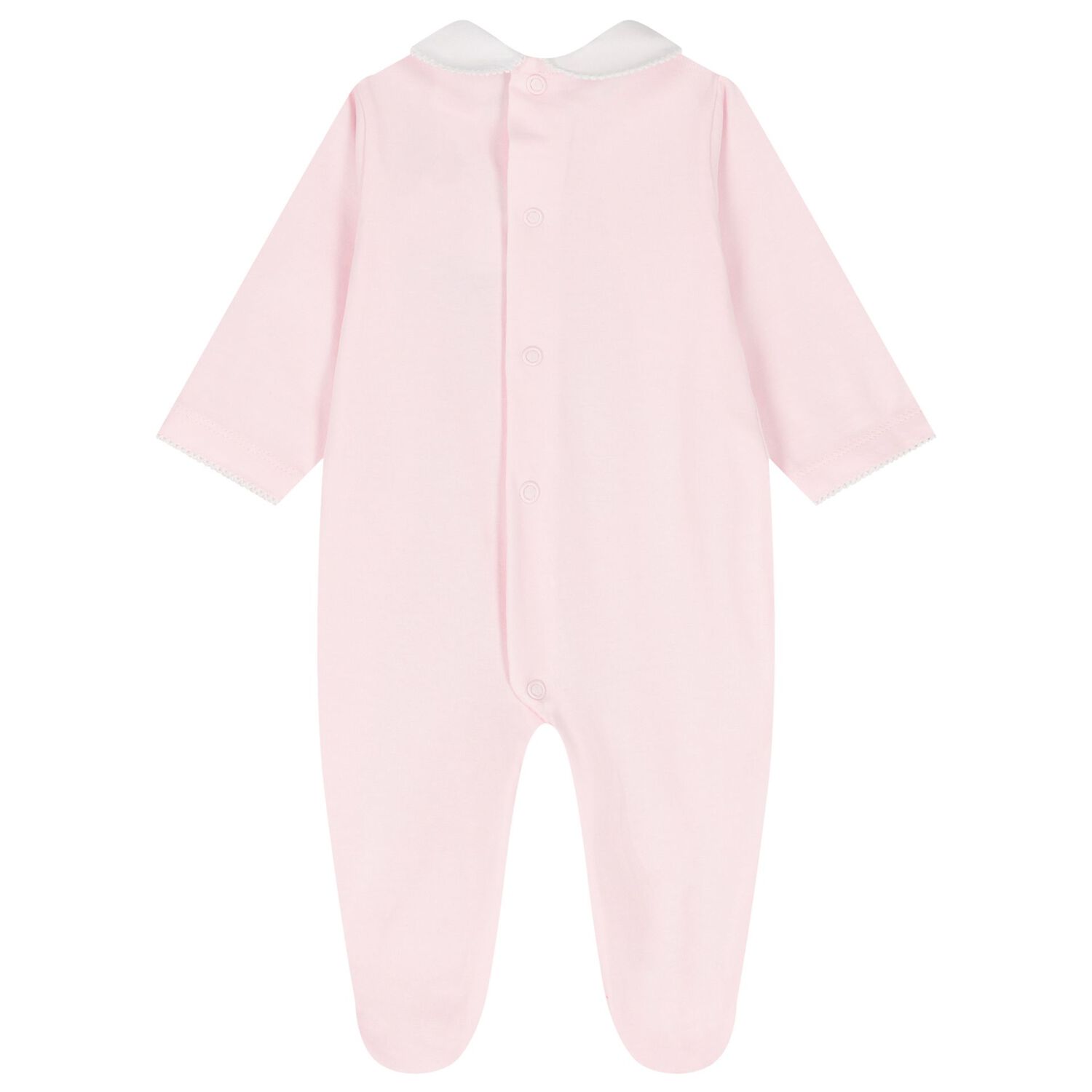Baby Girls Pink & White Babygrow Gift Set, 3, hi-res