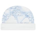 Baby Boys White & Blue Geo Map Babygrow Gift Set , 3, hi-res
