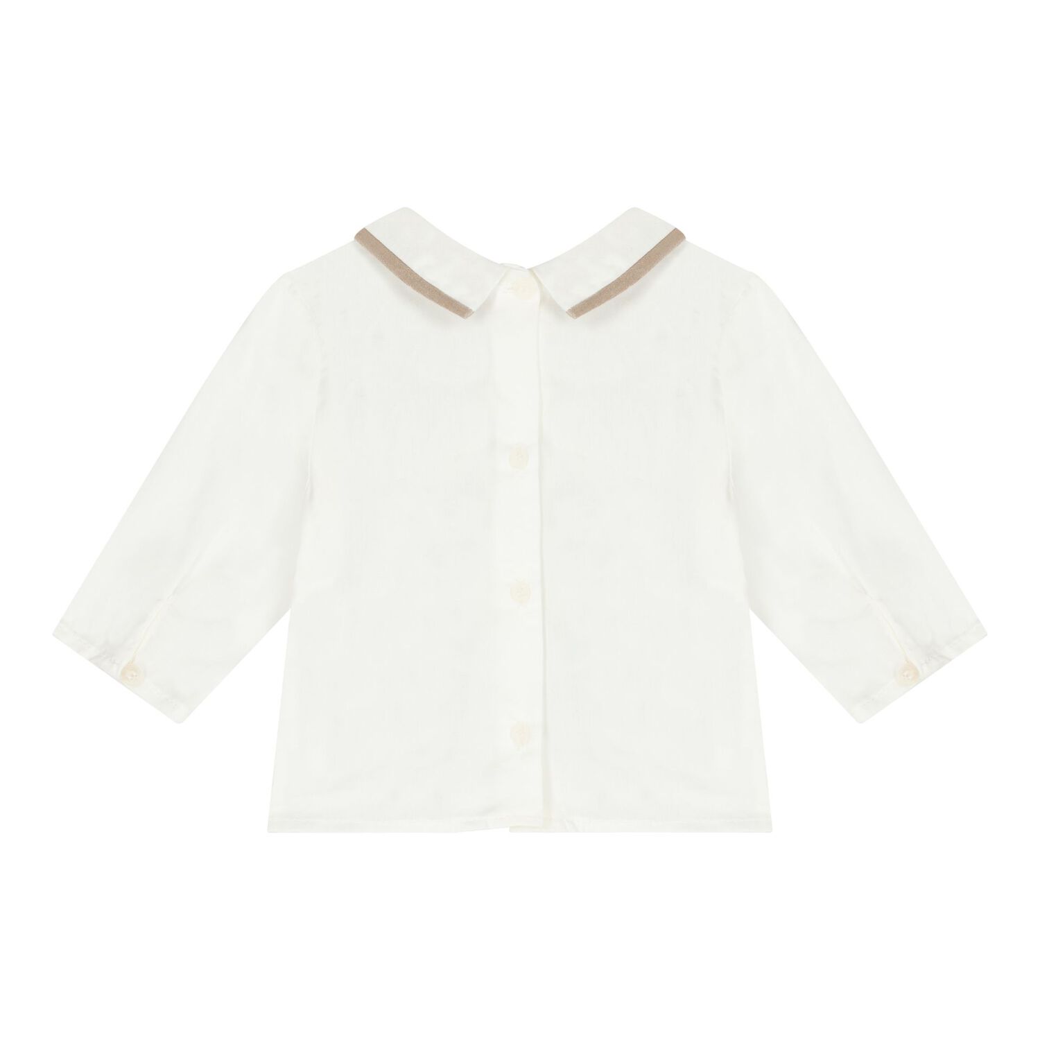 Baby Boys Ivory & Beige Shorts Set, 1, hi-res