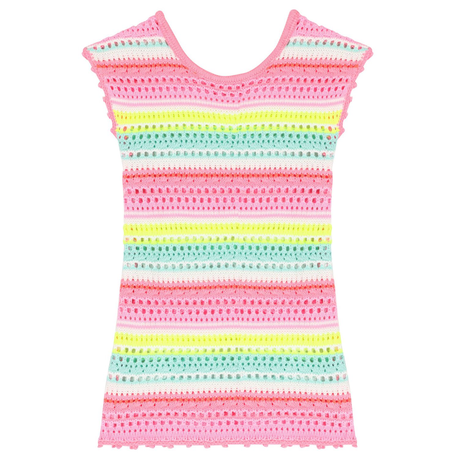 Girls Multi-Coloured Knitted Dress, 1, hi-res image number null