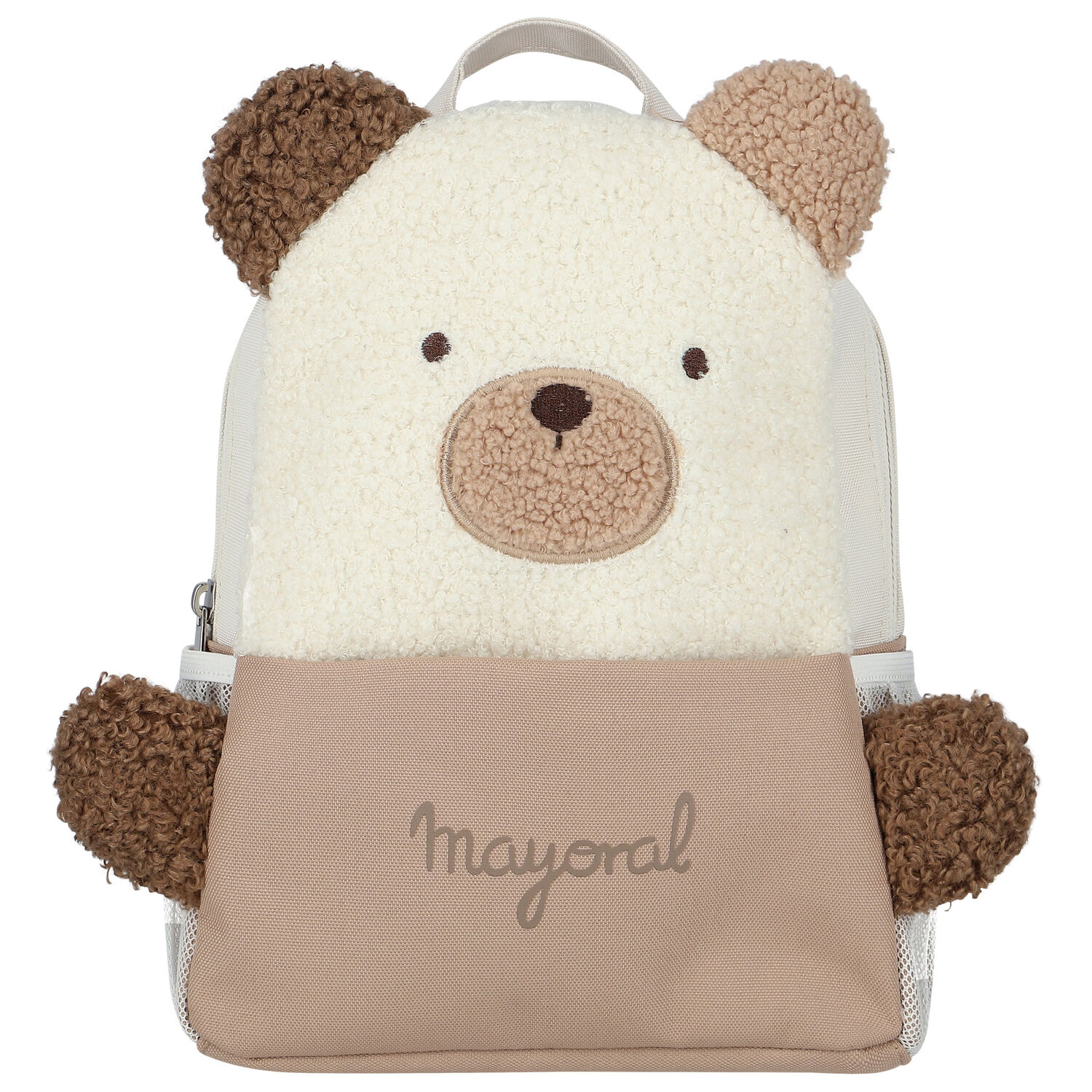 Beige Teddy Bear Backpack, 1, hi-res image number null
