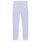 Boys White Chino Trousers, 3, hi-res