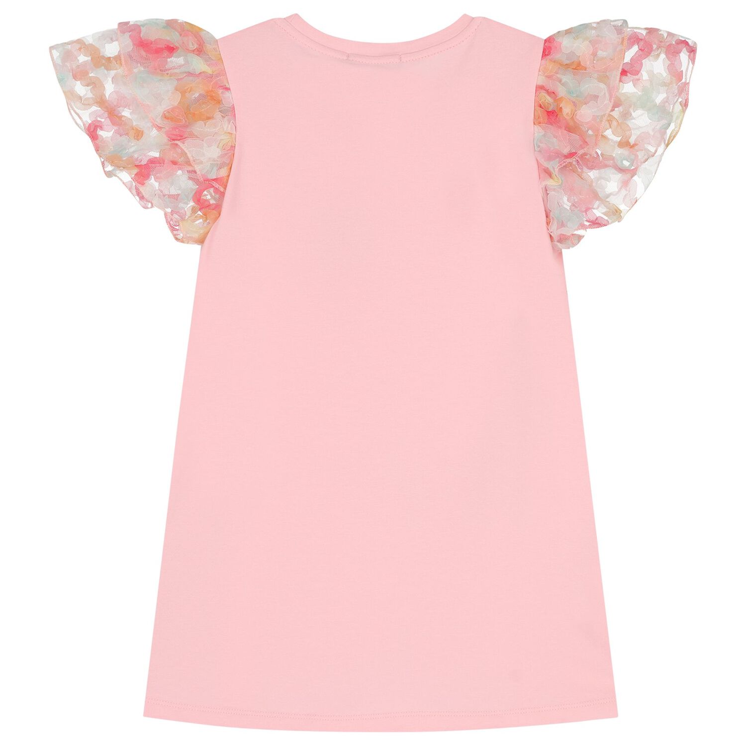 Girls Pink Bag Logo Dress, 2, hi-res