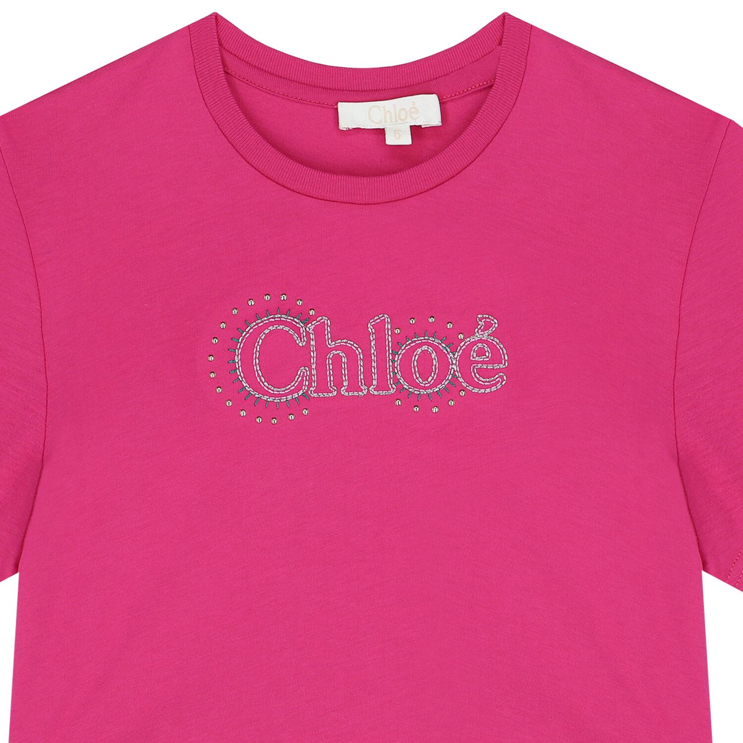 Girls Pink Logo T-Shirt, 2, hi-res