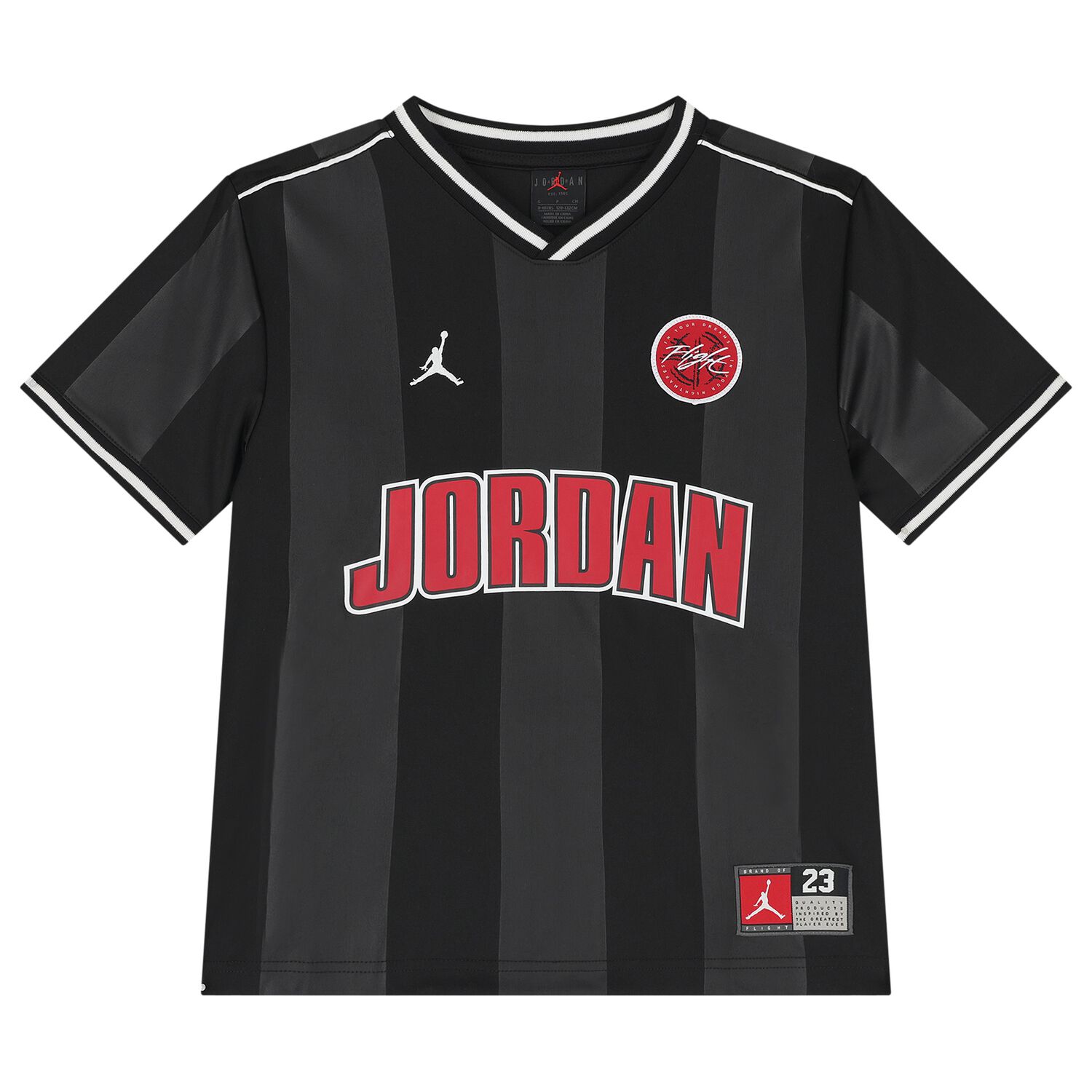 تيشيرت للأولاد بشعار بلاك جوردان باللون الأسود, 2, hi-res