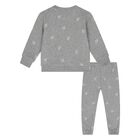 Baby Boys Grey Logo Tracksuit, 1, hi-res