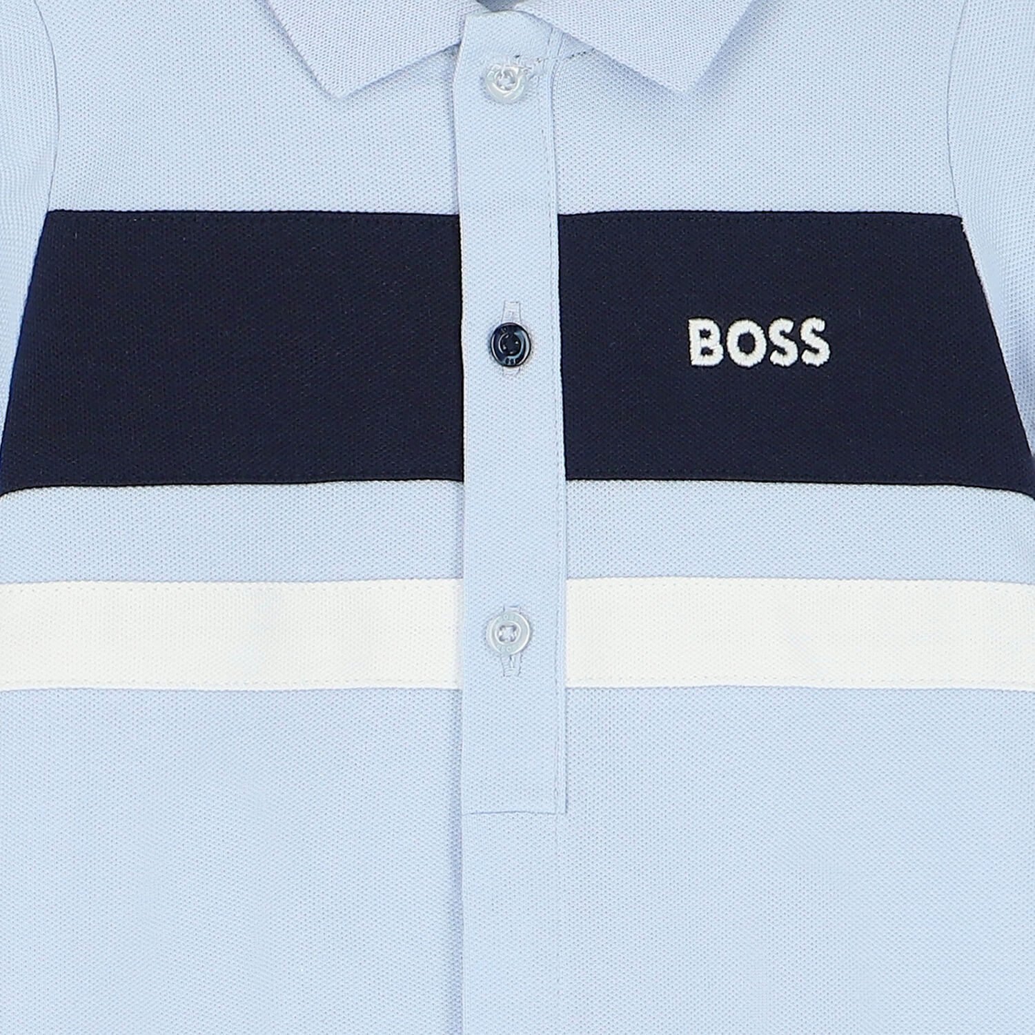 رومبير بولو بالشعار باللون الازرق للاولاد, 3, hi-res