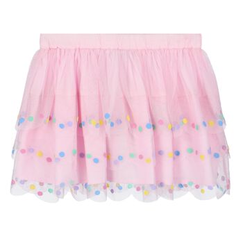 Girls Pink Tulle Skirt