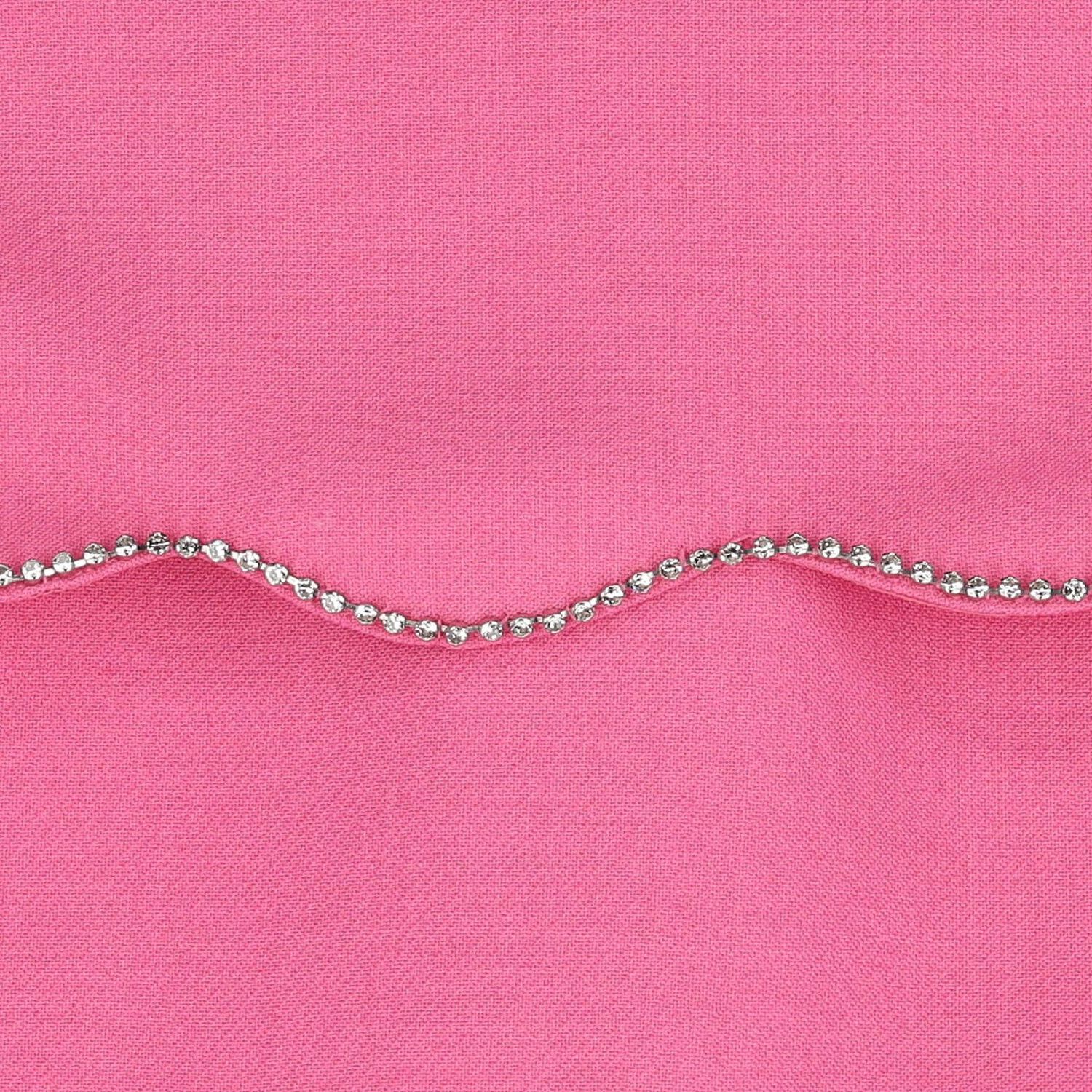 Pink Logo Diamante Dress , 1, hi-res