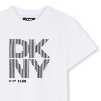 Boys White Logo T-Shirt