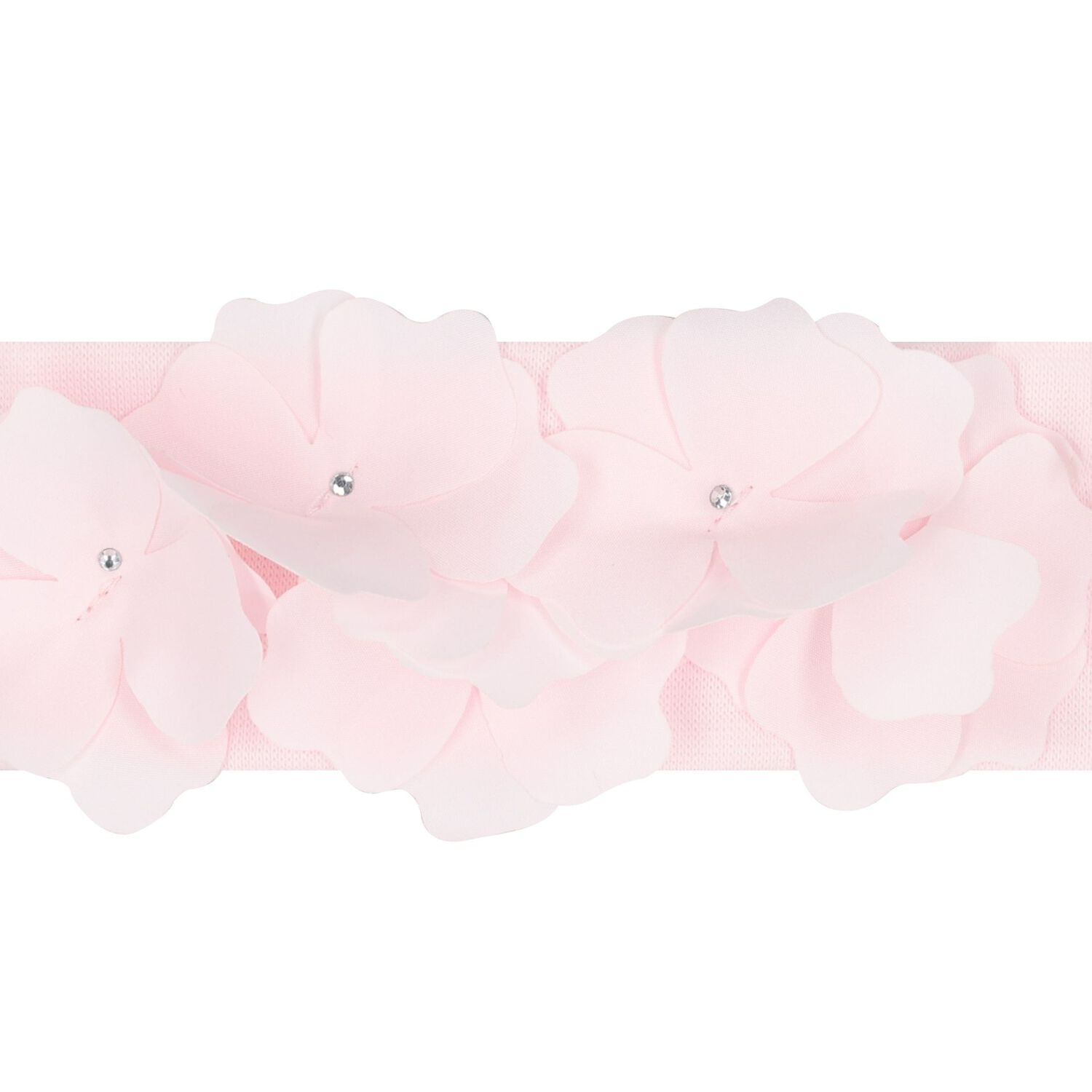 Baby Girls Pink Flower Headband, 1, hi-res