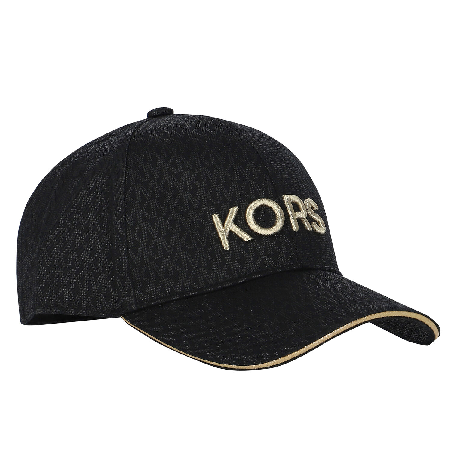 كاب بنات بالشعار باللون الاسود, 1, hi-res