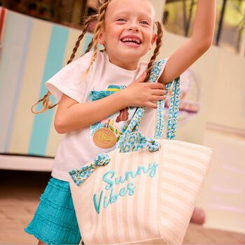 حقيبة كتف باللون البيج للبنات