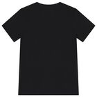 Girls Black Medusa Logo T-Shirt, 1, hi-res