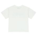 Boys Ivory Logo T-Shirt, 1, hi-res