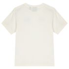 Boys Ivory Logo T-Shirt, 1, hi-res