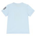 Younger Boys Blue Logo Shorts Ser, 1, hi-res