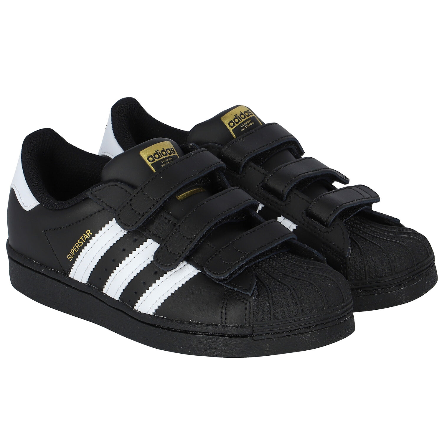 Black Superstar Trainers, 1, hi-res image number null