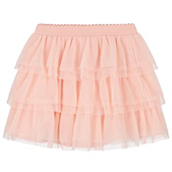 Girls Pink Tulle Skirt