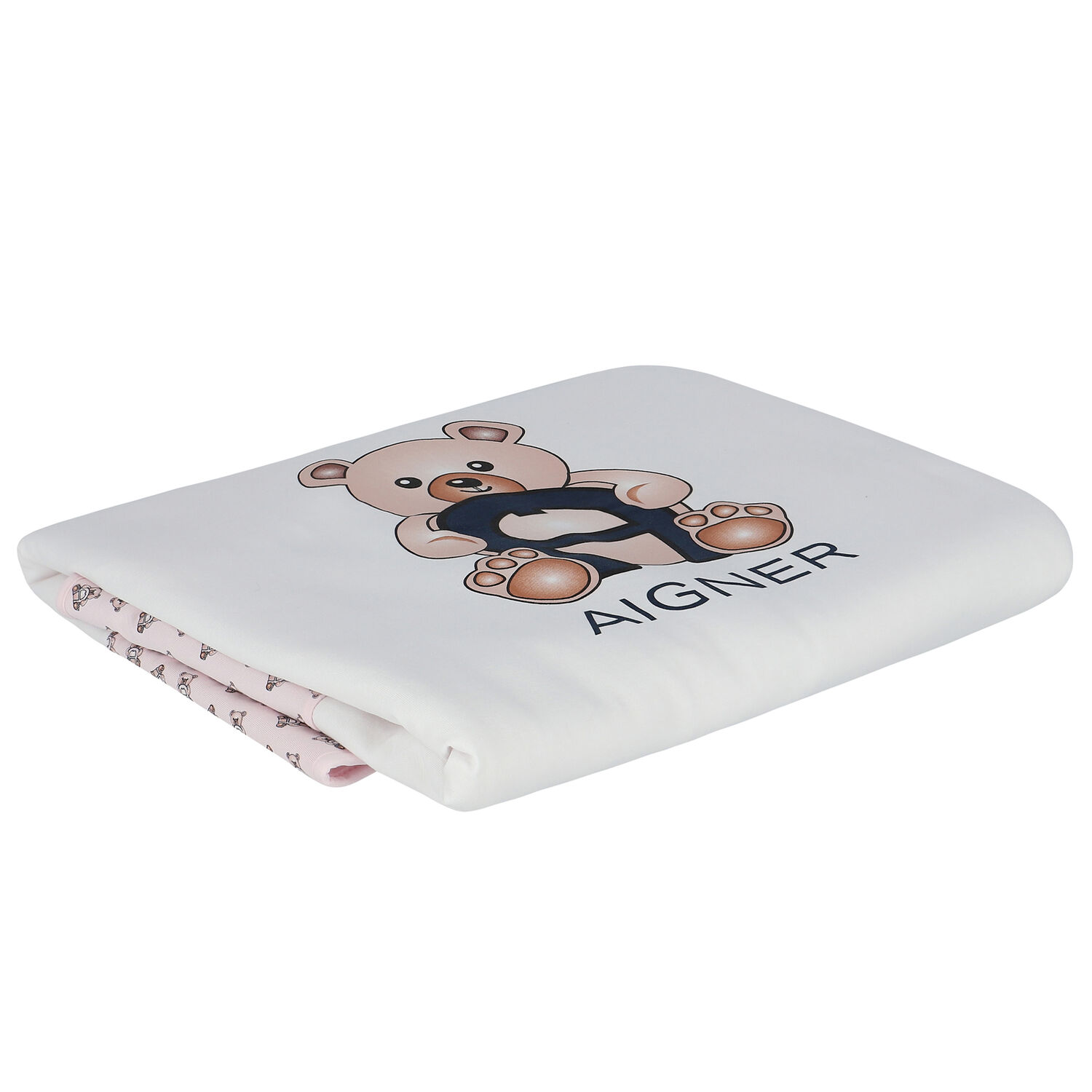 بطانية بالشعار باللون الوردي للبنات, 3, hi-res