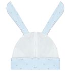 طقم بطانية أولاد بطبعة الأرنب باللون الأبيض والأزرق, 2, hi-res