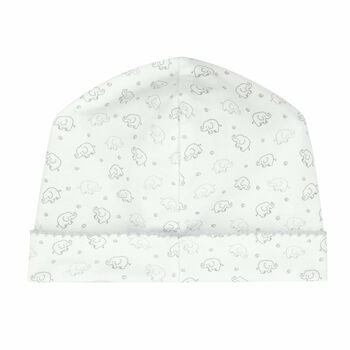 Elephant Print Baby Hat