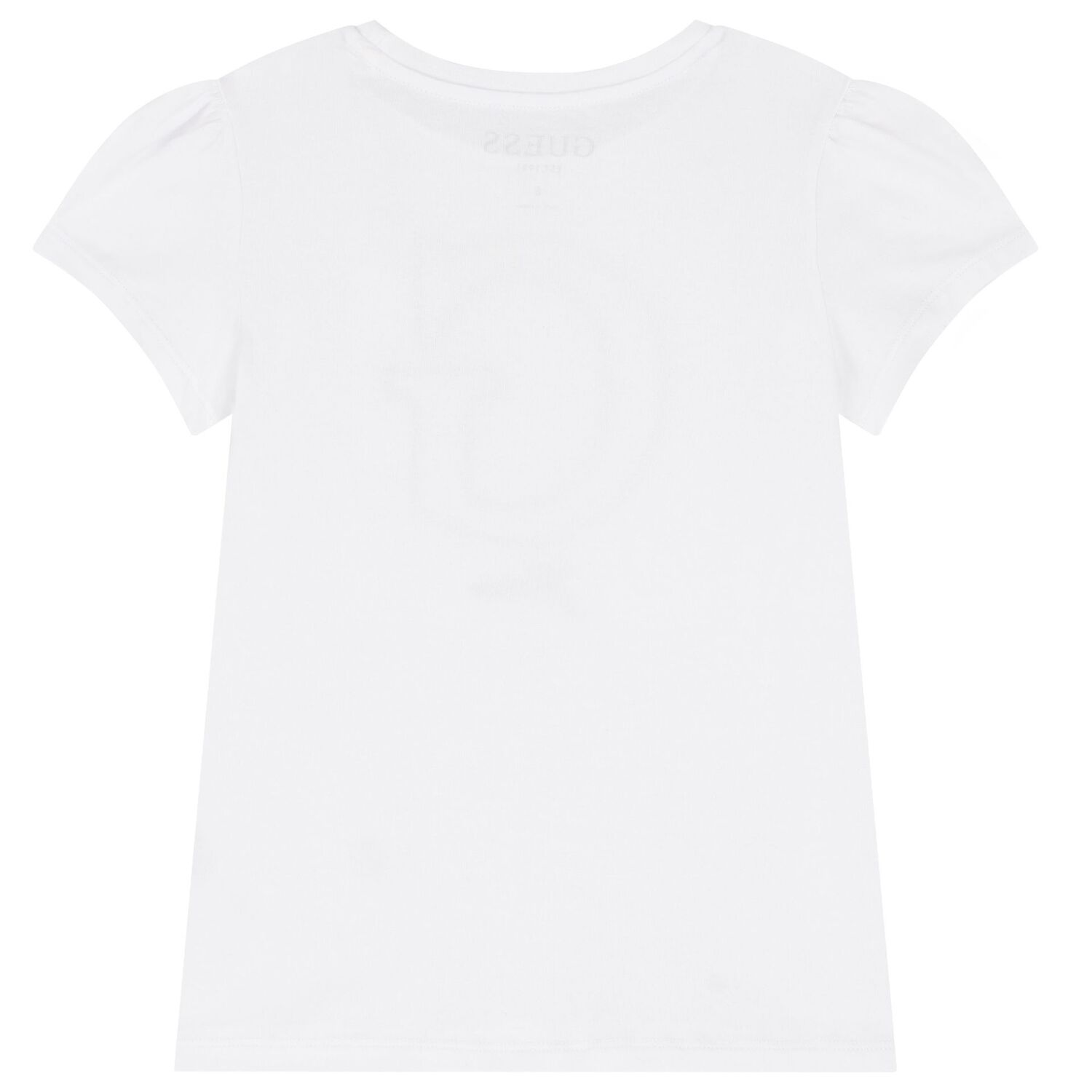 طقم تنورة شيفون باللون الأبيض والوردي للبنات, 1, hi-res image number null