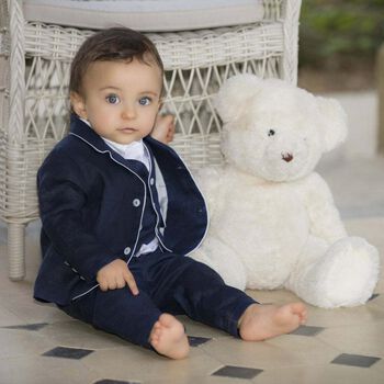 Boys Navy Blue Trousers