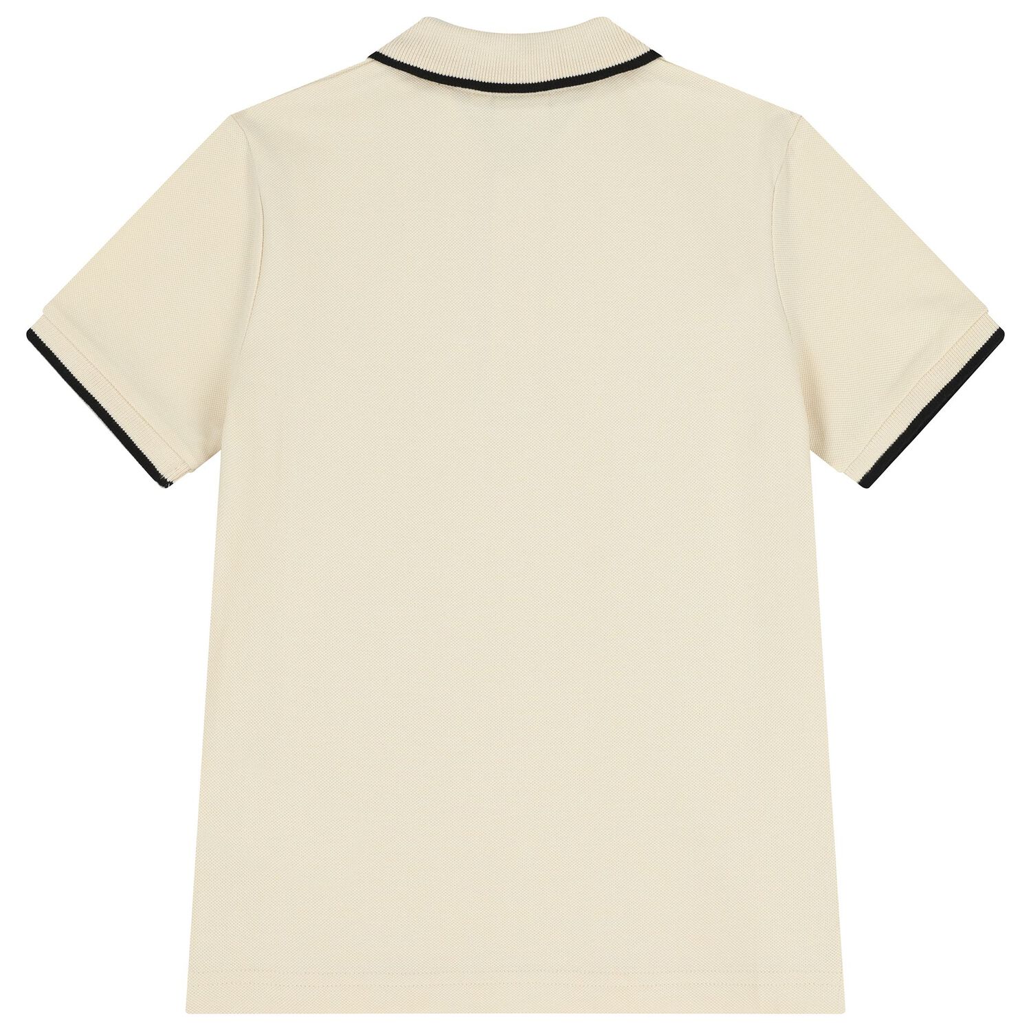 Boys Mini Me Ivory Logo Polo Shirt, 3, hi-res