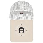 Beige & White Logo Baby Nest, 1, hi-res