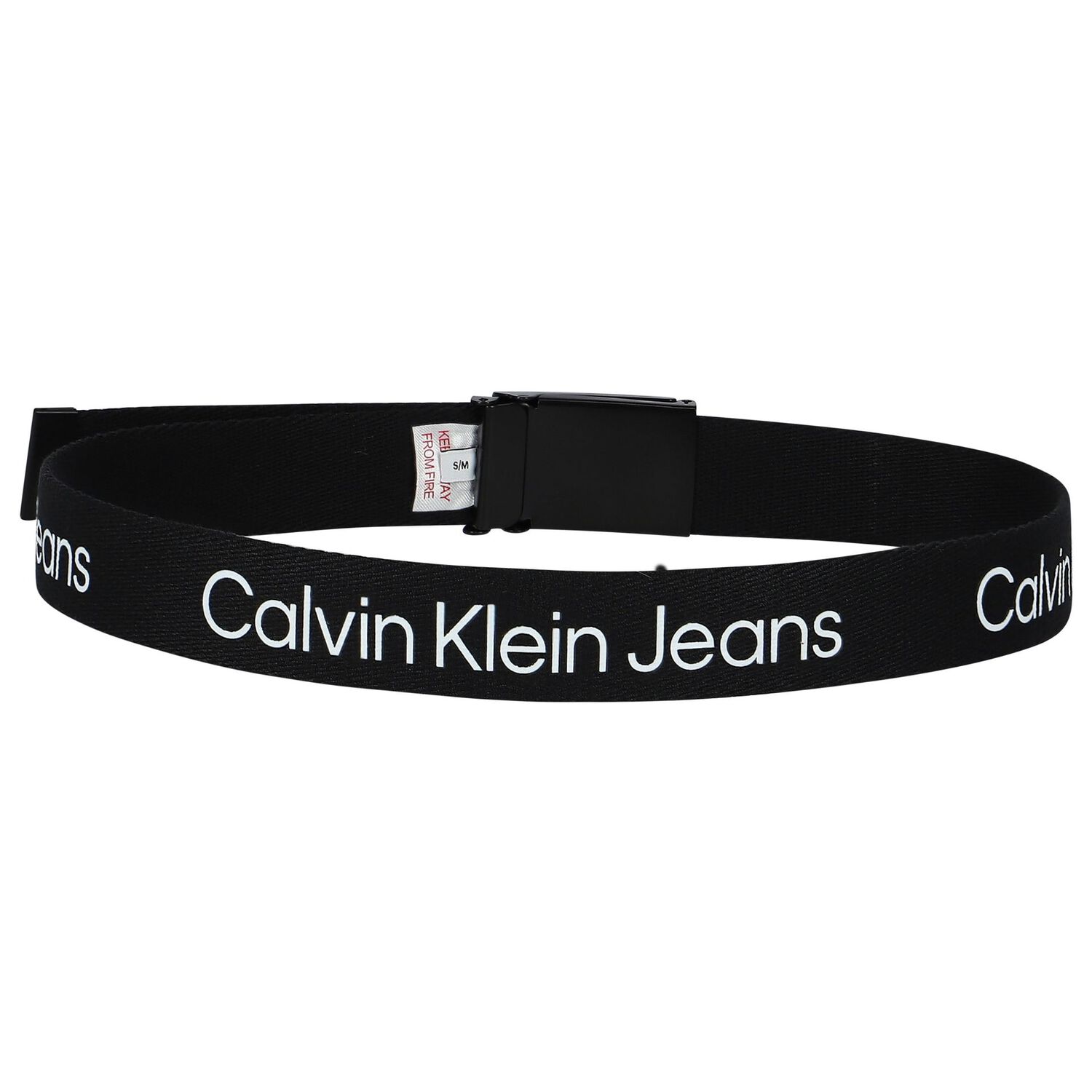 حزام أولاد بالشعار باللون الأسود, 1, hi-res image number null