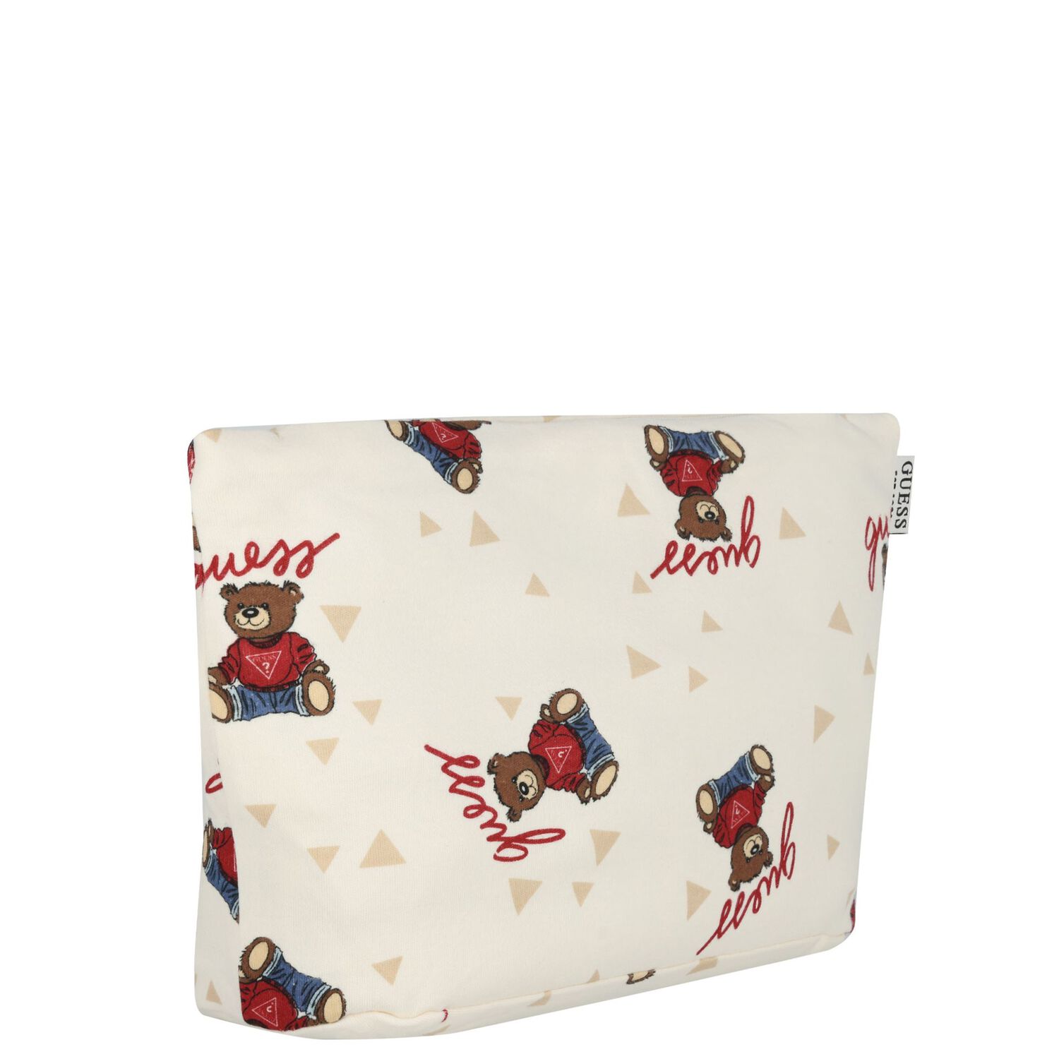 Ivory & White Teddy Bear Logo Baby Bodysuit Set, 3, hi-res