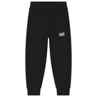 Boys Black Logo Joggers, 1, hi-res