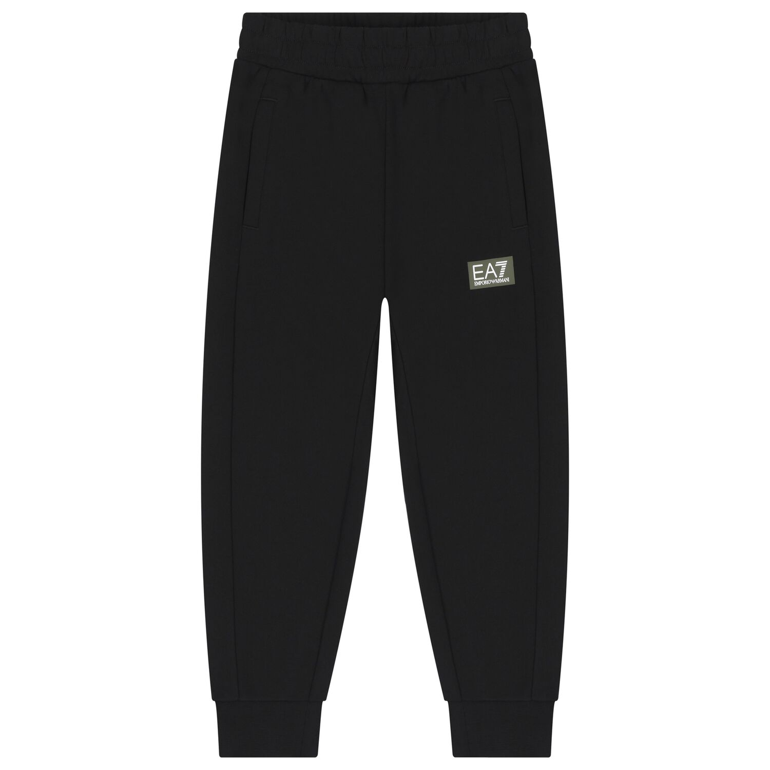 Boys Black Logo Joggers, 1, hi-res