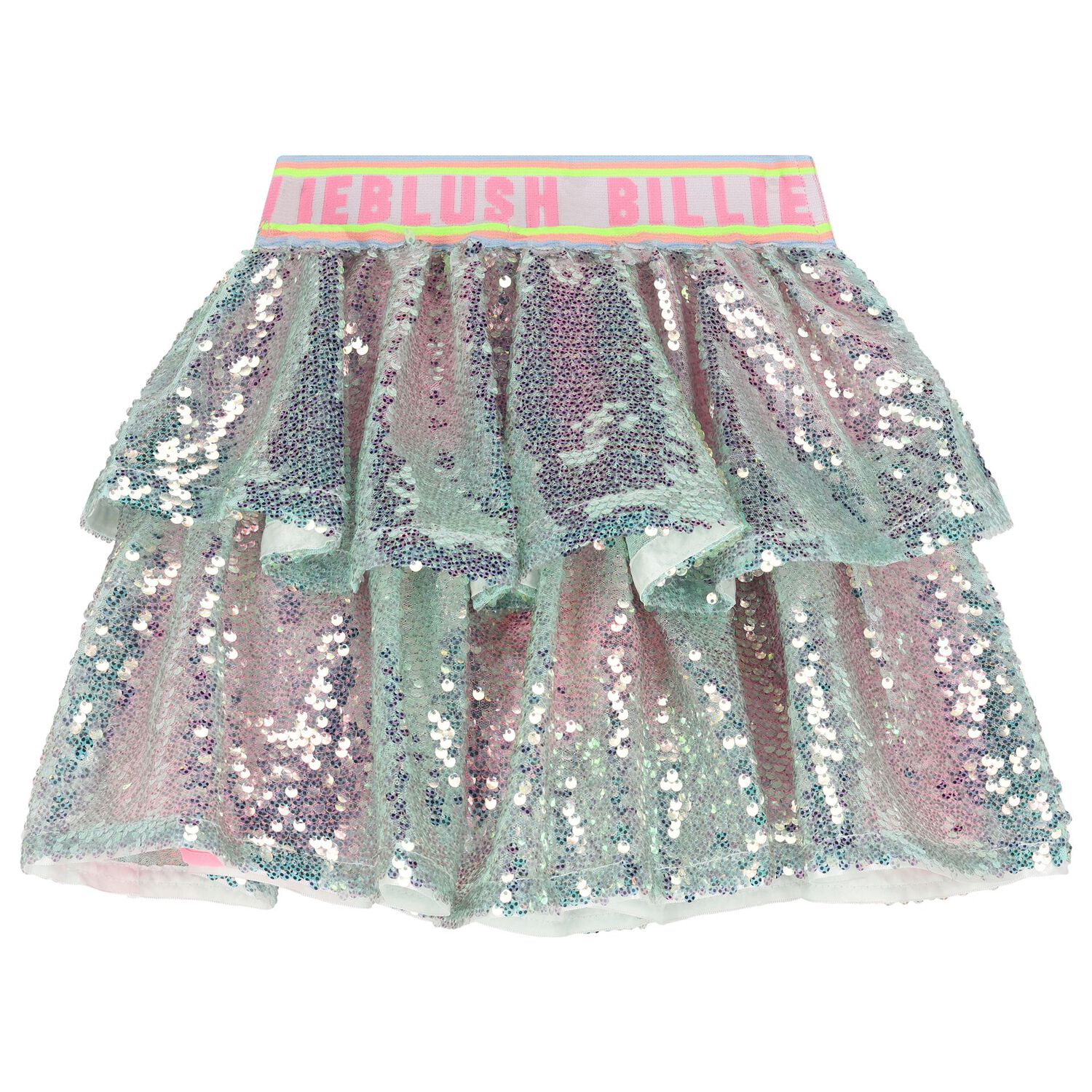 Girls Pink Sequin Iridescent Skirt, 1, hi-res image number null