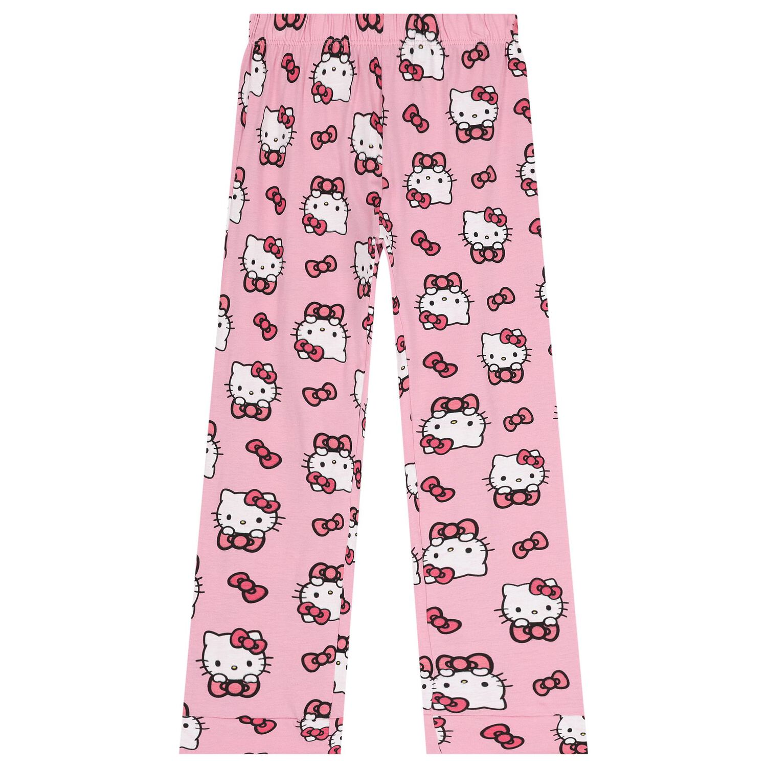 Girls Pink Hello Kitty Pyjamas, 1, hi-res