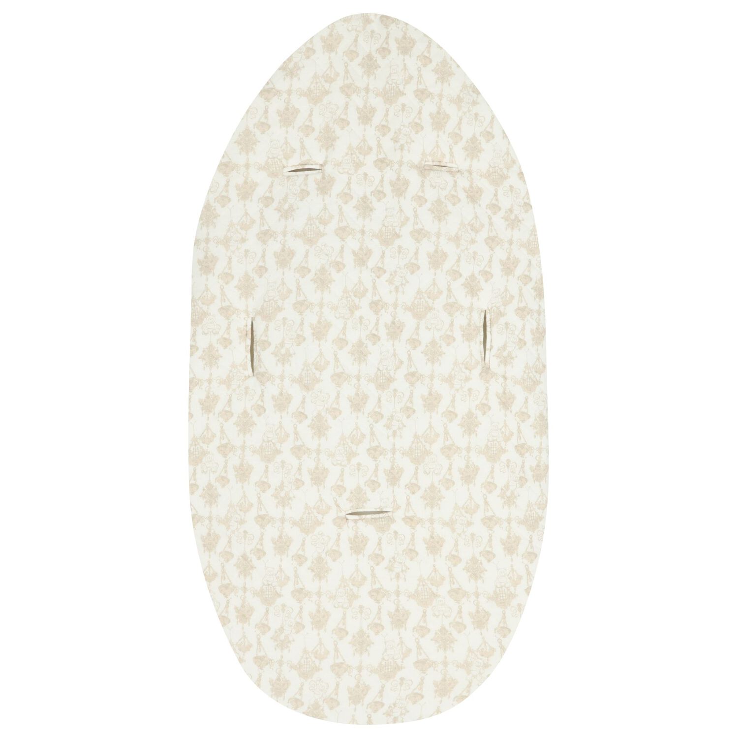 Ivory & Beige Logo Baby Nest, 1, hi-res