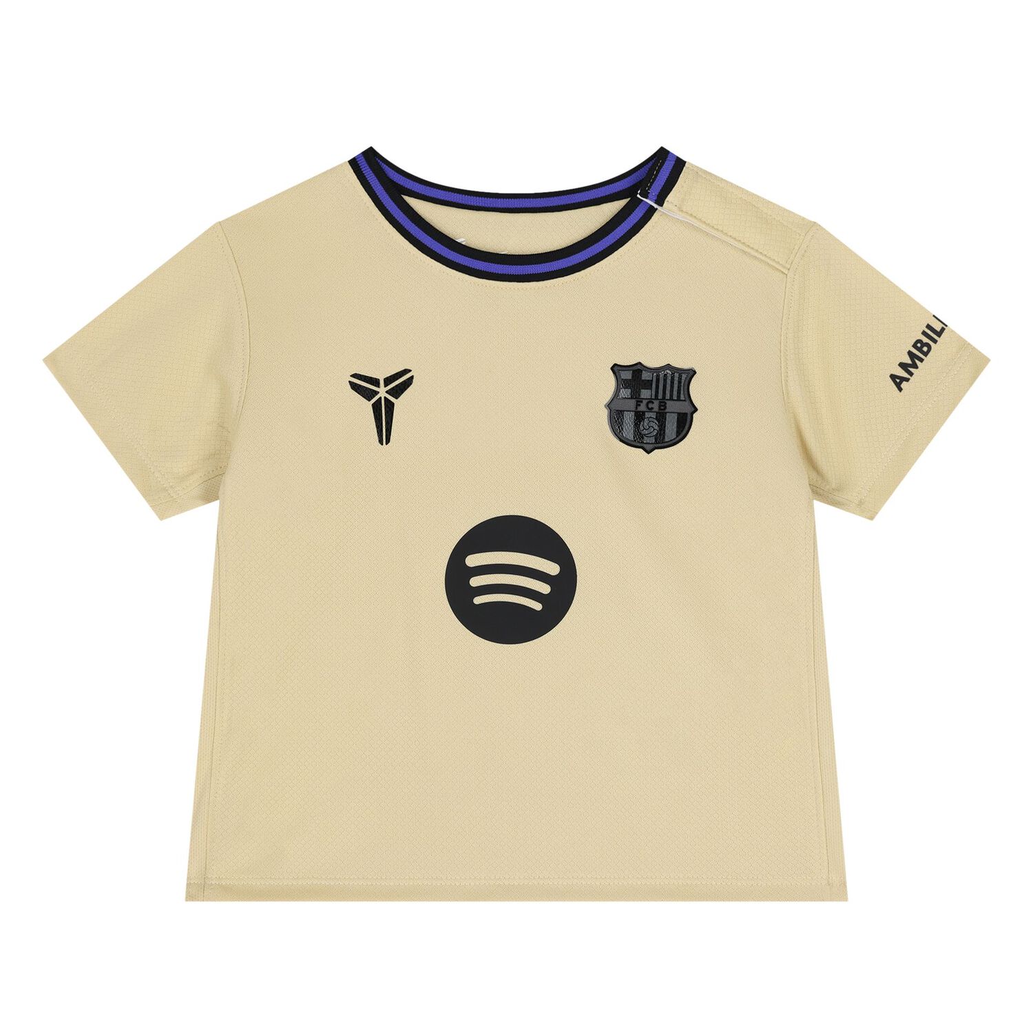 Younger Boys Beige & Black Barcelona Shorts Set, 1, hi-res