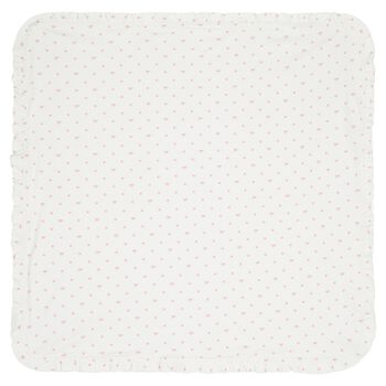 Baby Girls White & Pink Moon Blanket