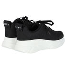 Black Logo Trainers, 1, hi-res