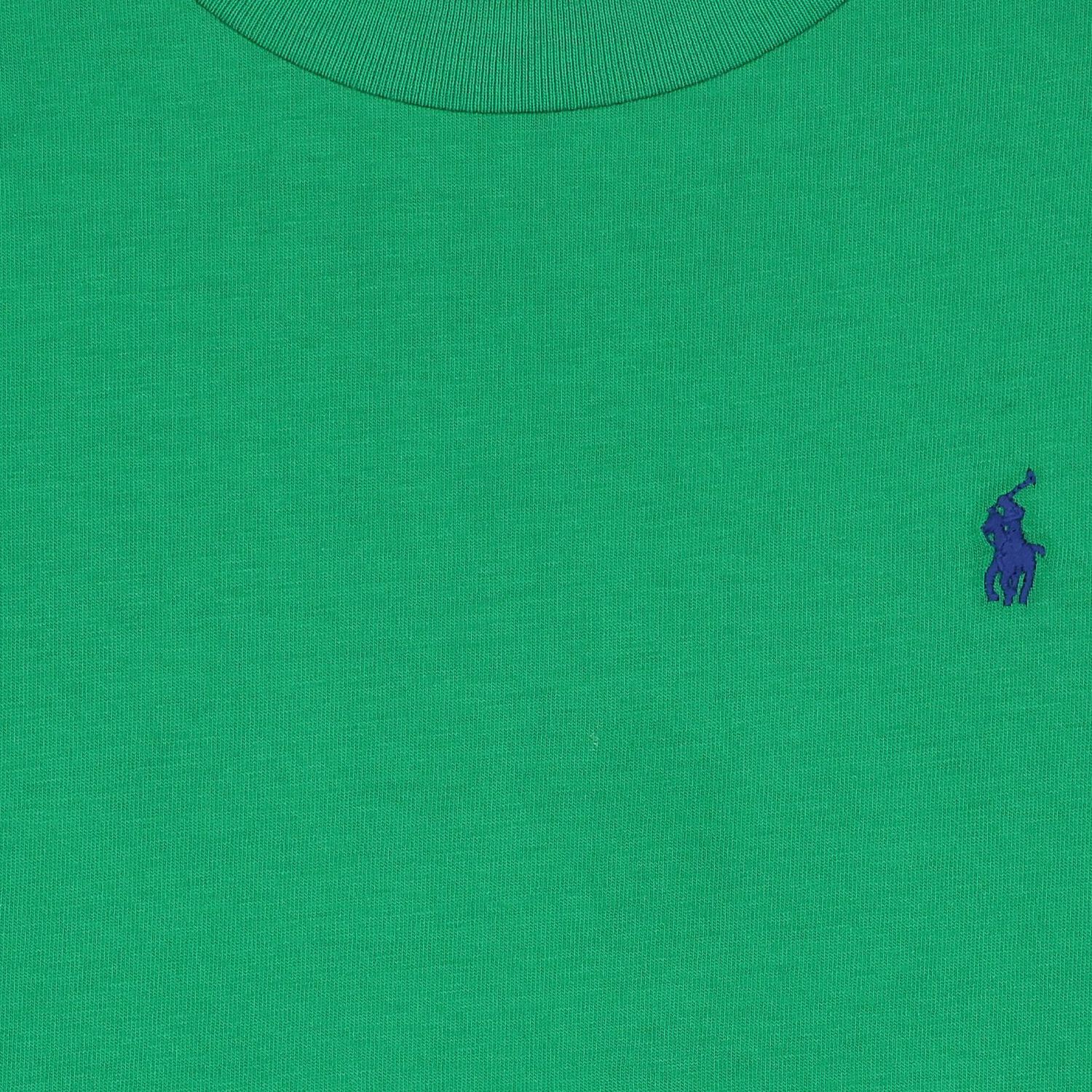 تيشيرت أولاد بالشعار باللون الأخضر, 1, hi-res