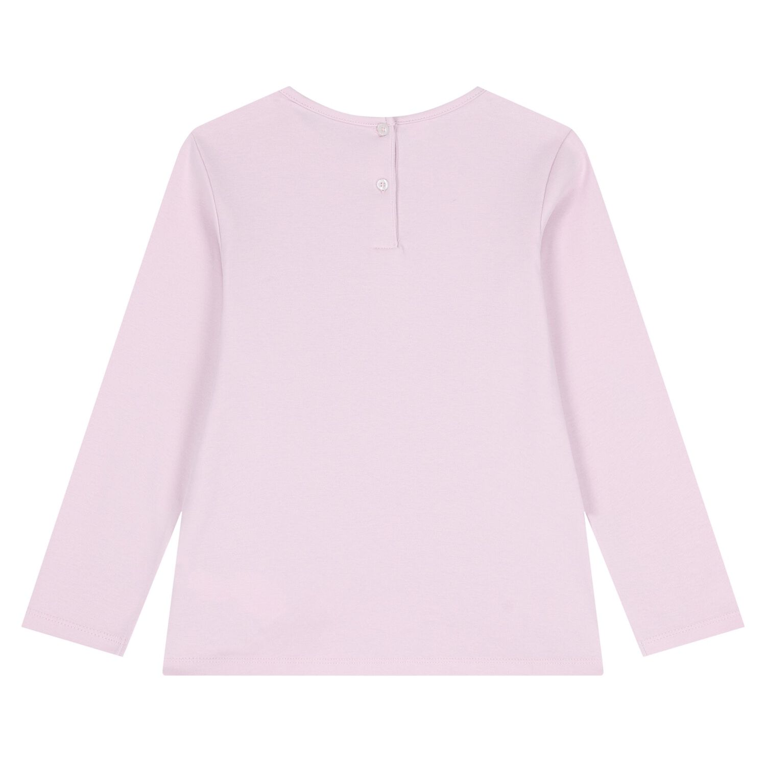 طقم بنطلون للبنات بطبعه قطه باللون الوردى , 1, hi-res