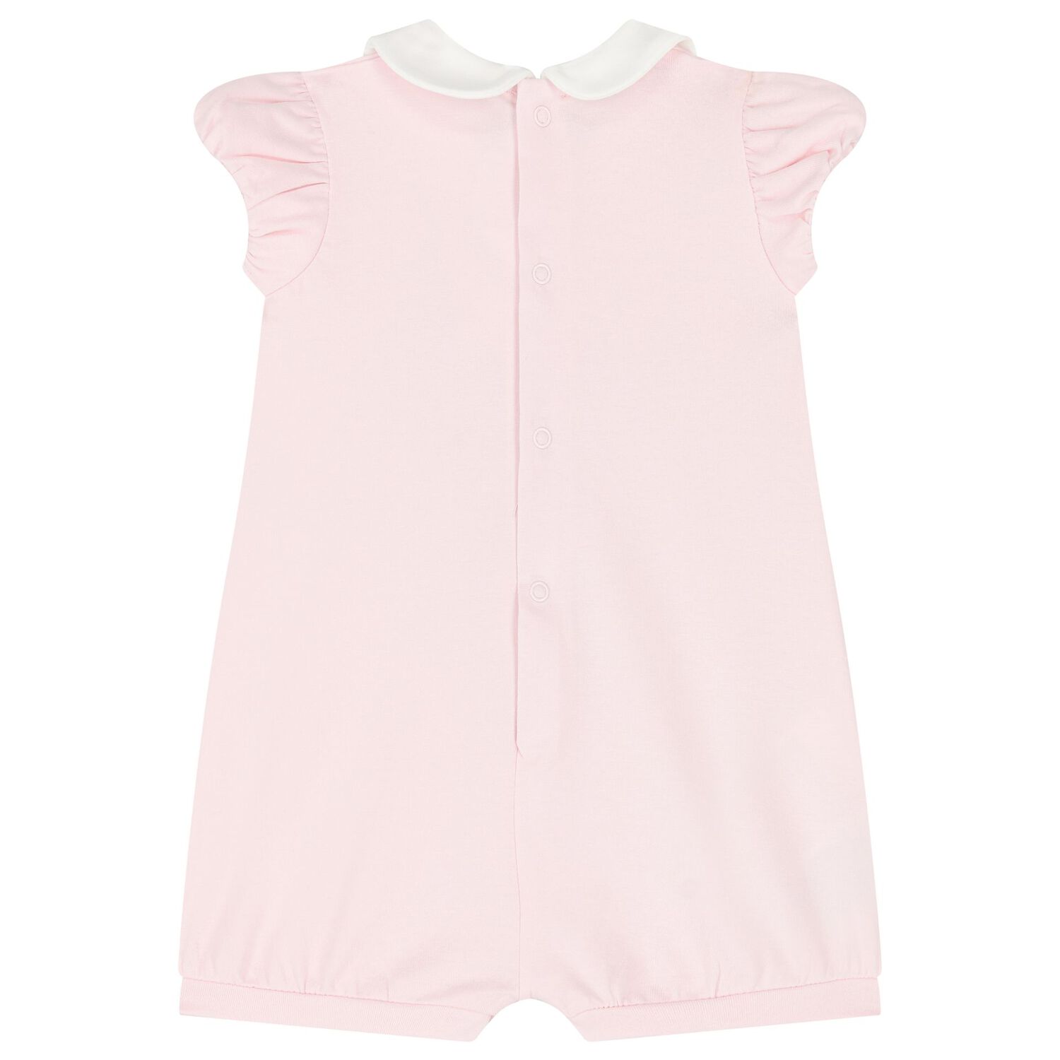 Baby Girls Pink Cotton Rompers ( 2-Pack ), 1, hi-res