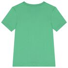 Boys Green Logo T-Shirt, 4, hi-res