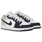 Black, White & Ivory Air Jordan 1 Low Trainers, 4, hi-res
