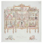 بطانية بنات بطبعة بيت الدمى باللون الأبيض والوردي للأطفال, 1, hi-res