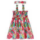 Girls Pink & Aqua Dress Set, 1, hi-res