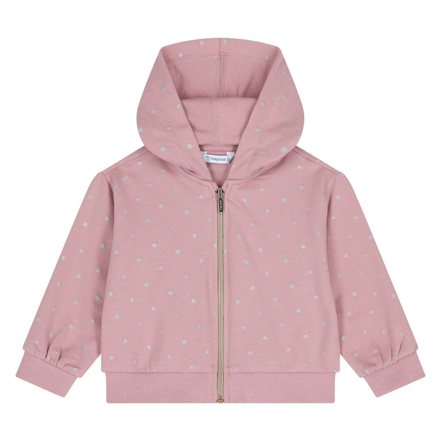 Younger Girls Ivory & Pink Cat 3 Piece Tracksuit, 2, hi-res